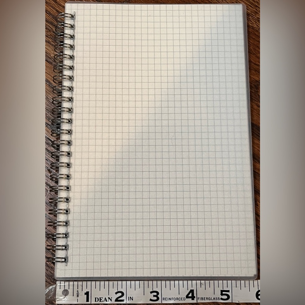 Amazon White Grid Notebook - Picture 4 of 6